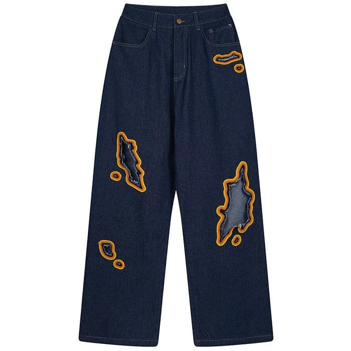 Feel The Burn Cut-Out Jeans — view 1 Feel The Burn Cut-Out Jeans — view 1