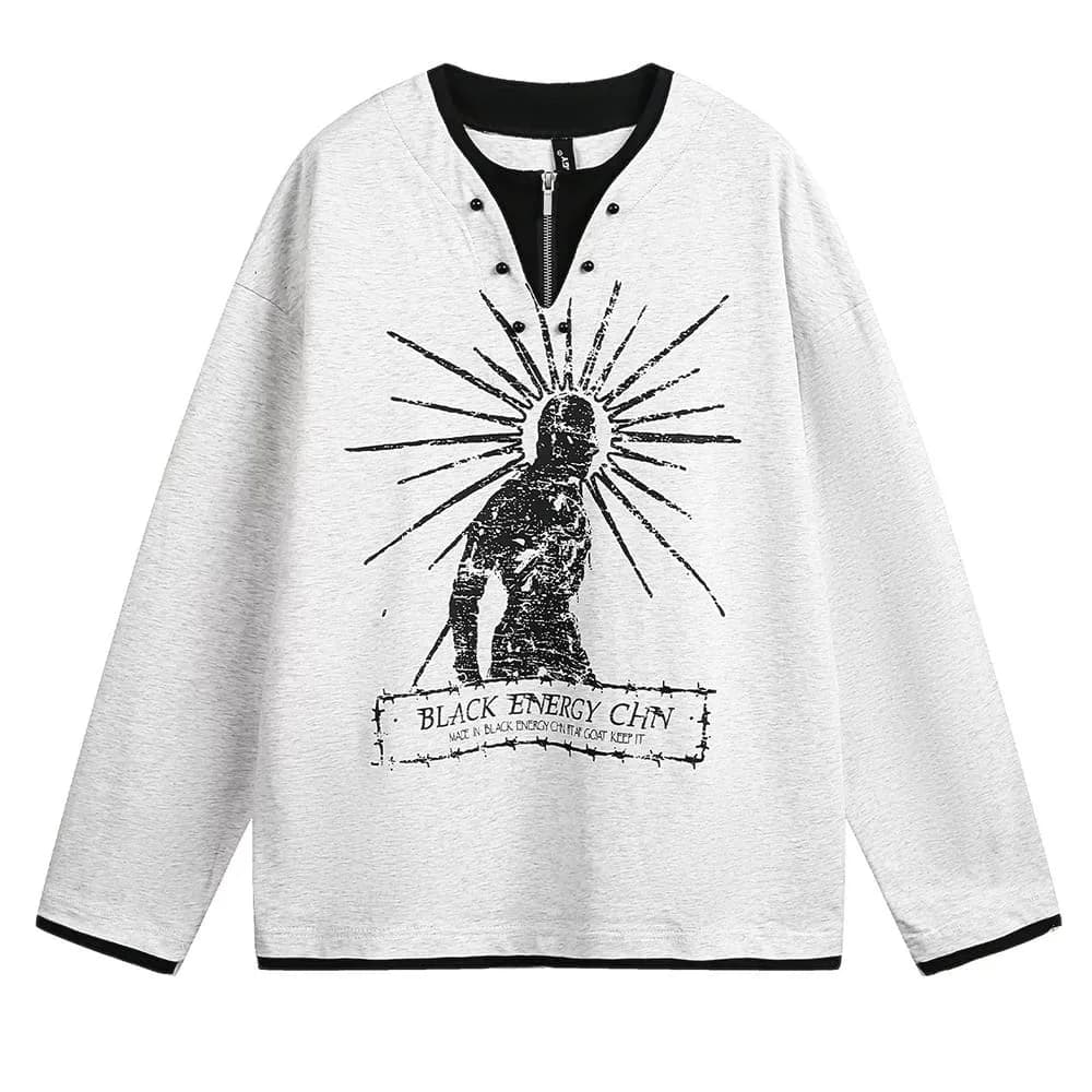 Sunburst Print Top — view 1 Sunburst Print Top — view 1