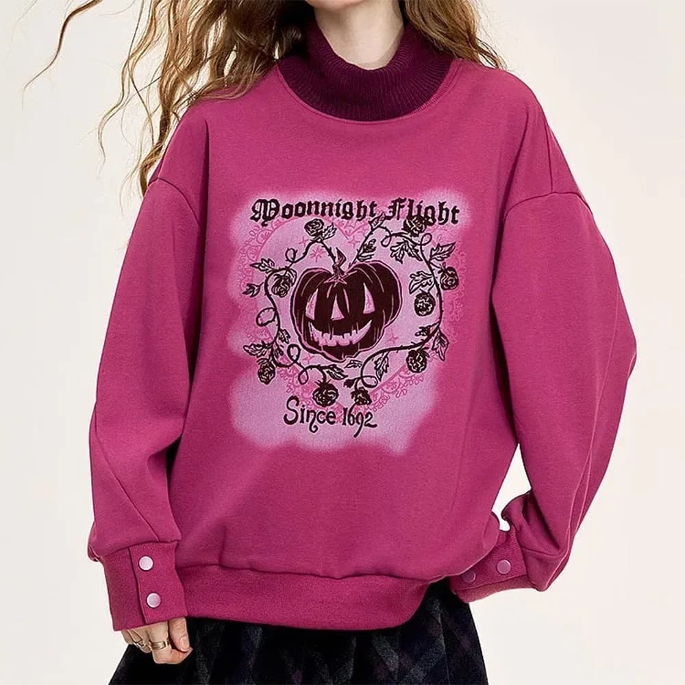 Moonlight Flight Printed Sweatshirt — view 2 Moonlight Flight Printed Sweatshirt — view 2