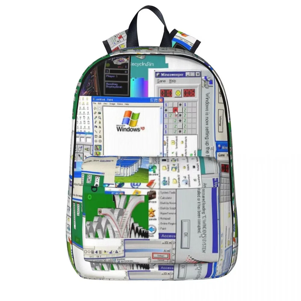 Windows XP Aesthetic Backpack — view 2 Windows XP Aesthetic Backpack — view 2
