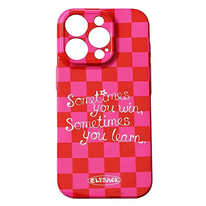 Sometimes You Win iPhone Case — view 2 Sometimes You Win iPhone Case — view 2
