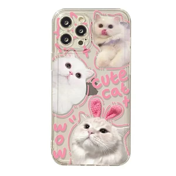 Cute Cat iPhone Case — view 1 Cute Cat iPhone Case — view 1