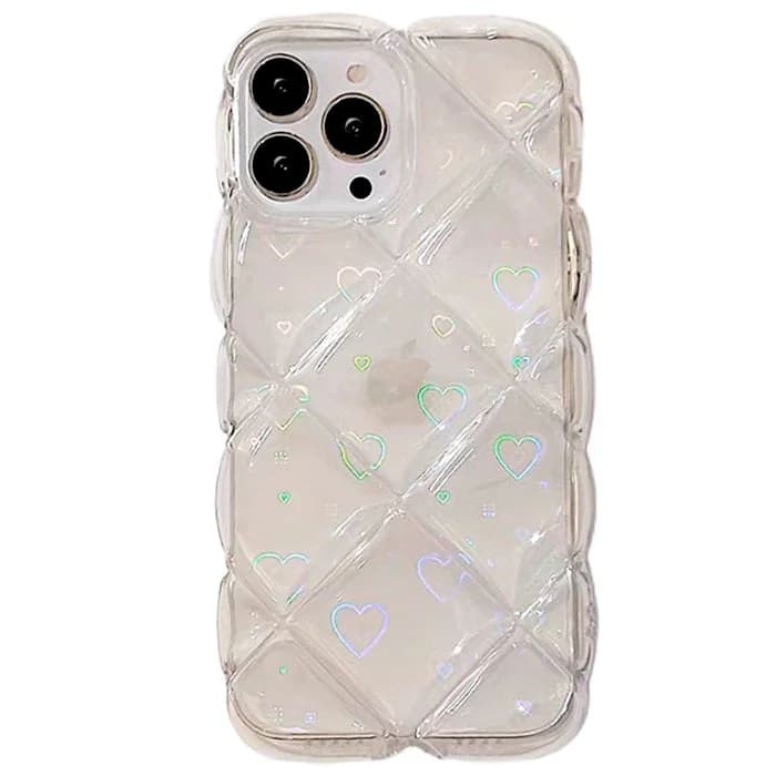 Heart Light Diffraction iPhone Case — view 2 Heart Light Diffraction iPhone Case — view 2