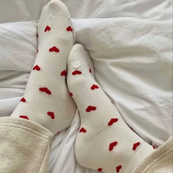 Softie Heart Socks — view 1 Softie Heart Socks — view 1