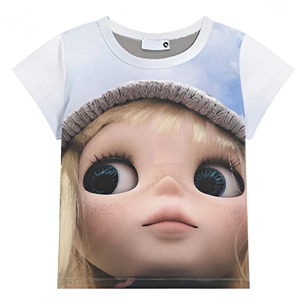 Doll Face Print T-Shirt — view 1 Doll Face Print T-Shirt — view 1
