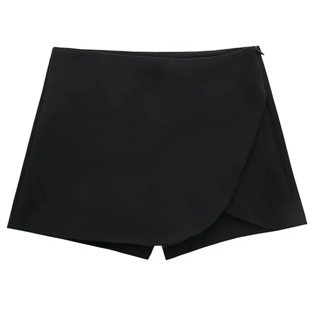 Old Money Asymmetric Mini Skort — view 2 Old Money Asymmetric Mini Skort — view 2