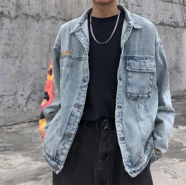 Famous Artist Denim Jacket — view 2 Famous Artist Denim Jacket — view 2