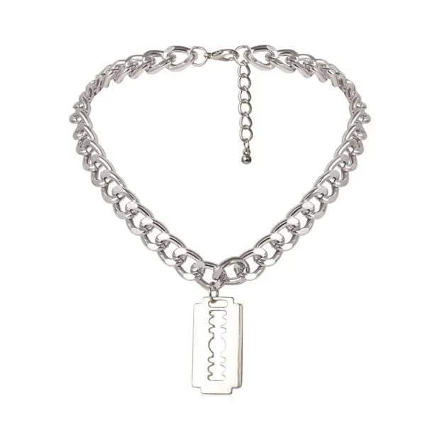 Razor Blade Necklace — view 1 Razor Blade Necklace — view 1