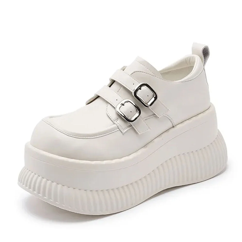 Double Buckle Space Platform Shoes — view 2 Double Buckle Space Platform Shoes — view 2