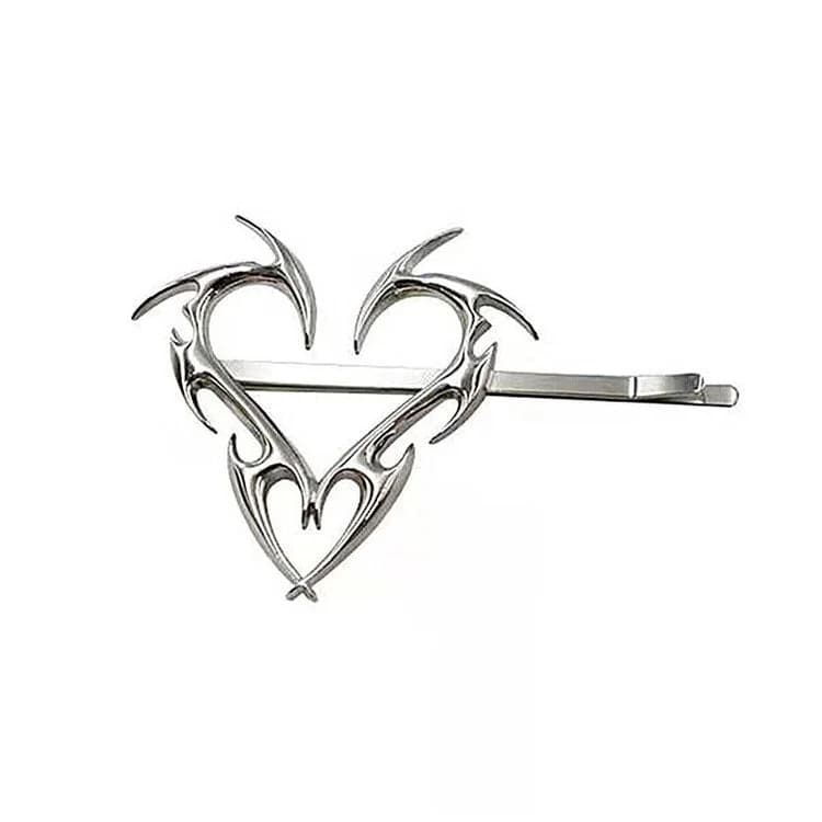 Grunge Heart Hair Pin — view 1 Grunge Heart Hair Pin — view 1