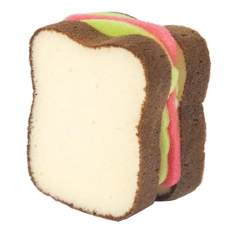Cute Toast Dishwashing Sponge — view 1 Cute Toast Dishwashing Sponge — view 1