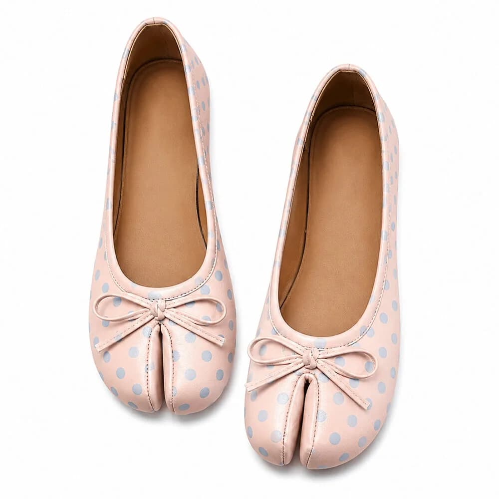 Polka Dot Tabi Ballet Flats — view 1 Polka Dot Tabi Ballet Flats — view 1