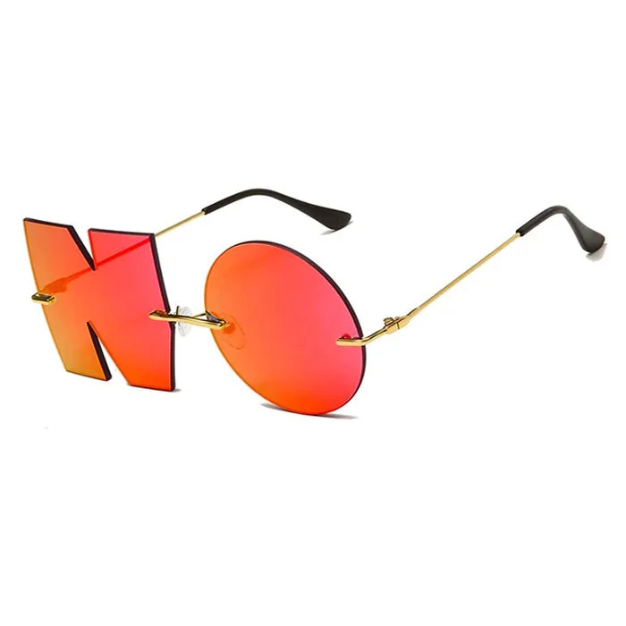 NO Shaped Sunglasses — view 2 NO Shaped Sunglasses — view 2