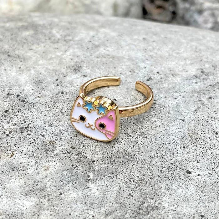 Pastel Cat Anxiety Ring — view 2 Pastel Cat Anxiety Ring — view 2