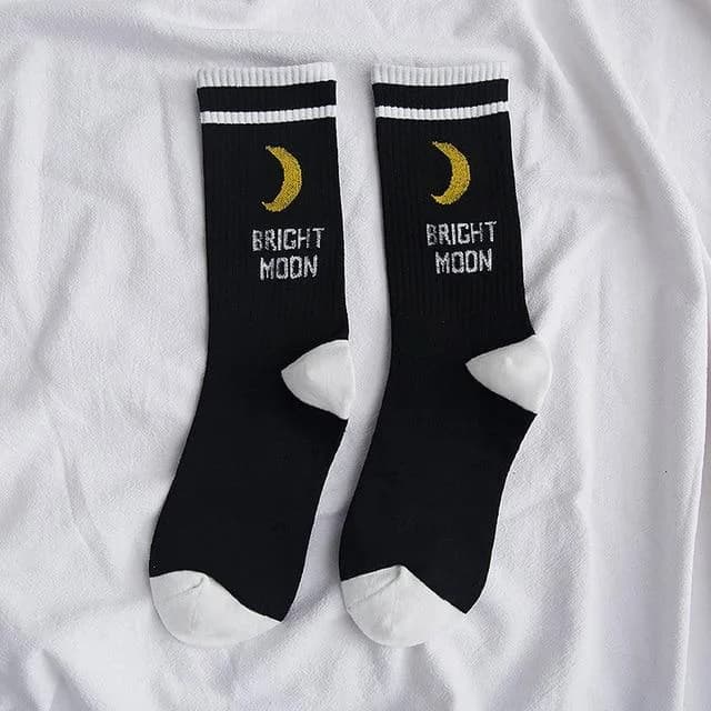 Bright Moon Socks — view 2 Bright Moon Socks — view 2