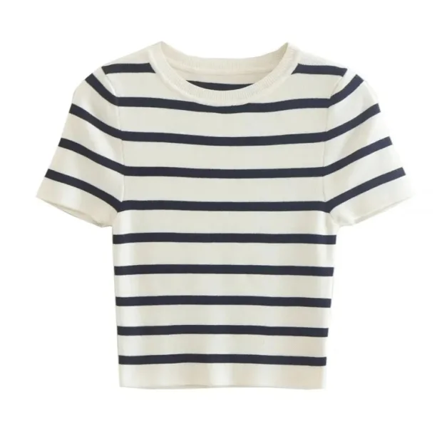 Nautical Crop Top — view 1 Nautical Crop Top — view 1