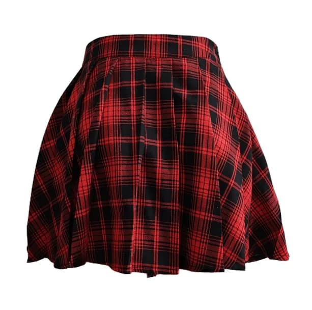 Irregular Plated Mini Skirt — view 3 Irregular Plated Mini Skirt — view 3