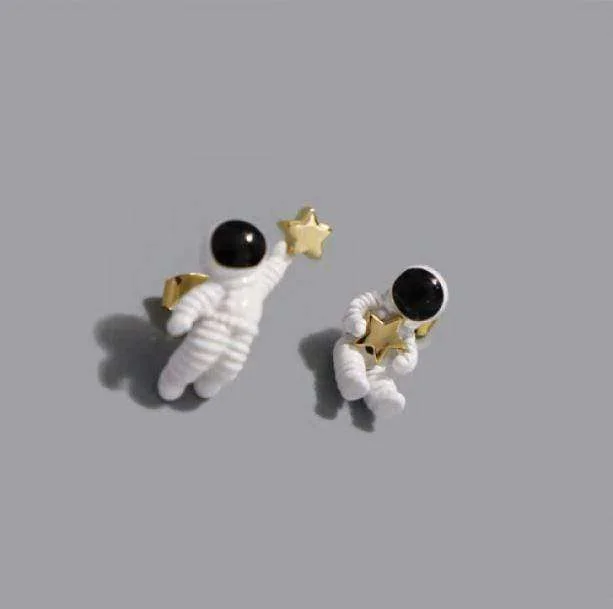 Spacemen Earrings — view 2 Spacemen Earrings — view 2