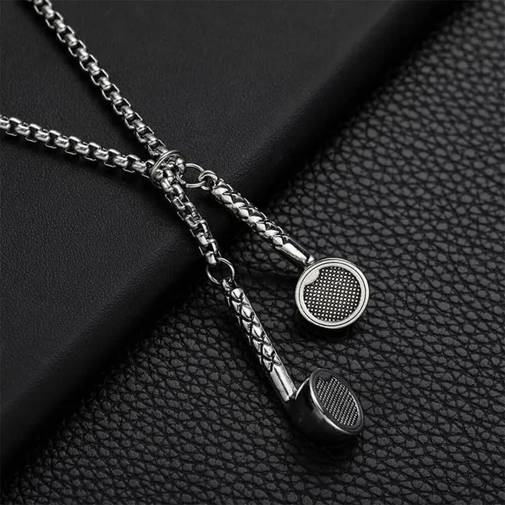 Headphones Necklace — view 2 Headphones Necklace — view 2