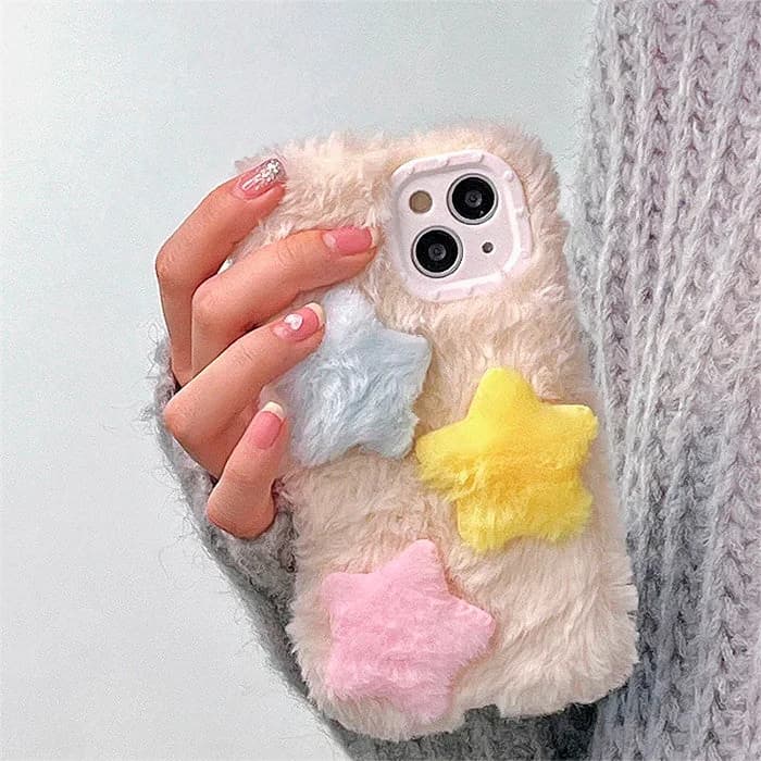 Fuzzy Stars iPhone Case — view 2 Fuzzy Stars iPhone Case — view 2