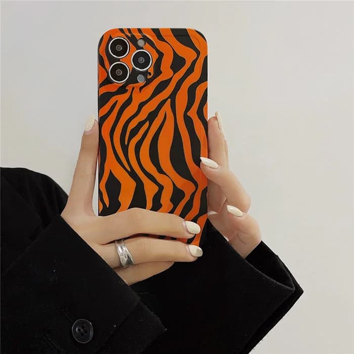 Tiger Pattern iPhone Case — view 2 Tiger Pattern iPhone Case — view 2