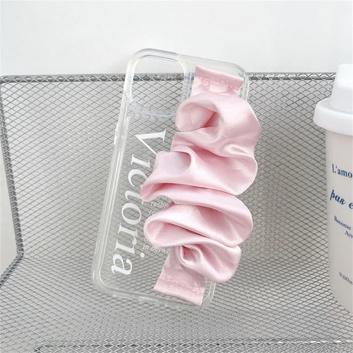 Silk Scrunchie iPhone Case — view 2 Silk Scrunchie iPhone Case — view 2