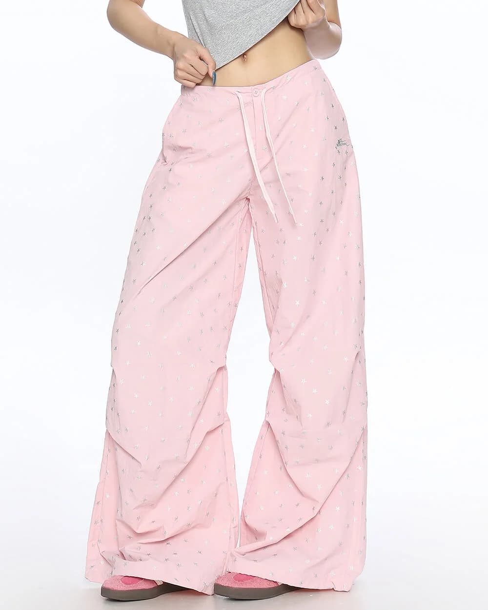 Star Print Baggy Pants — view 2 Star Print Baggy Pants — view 2