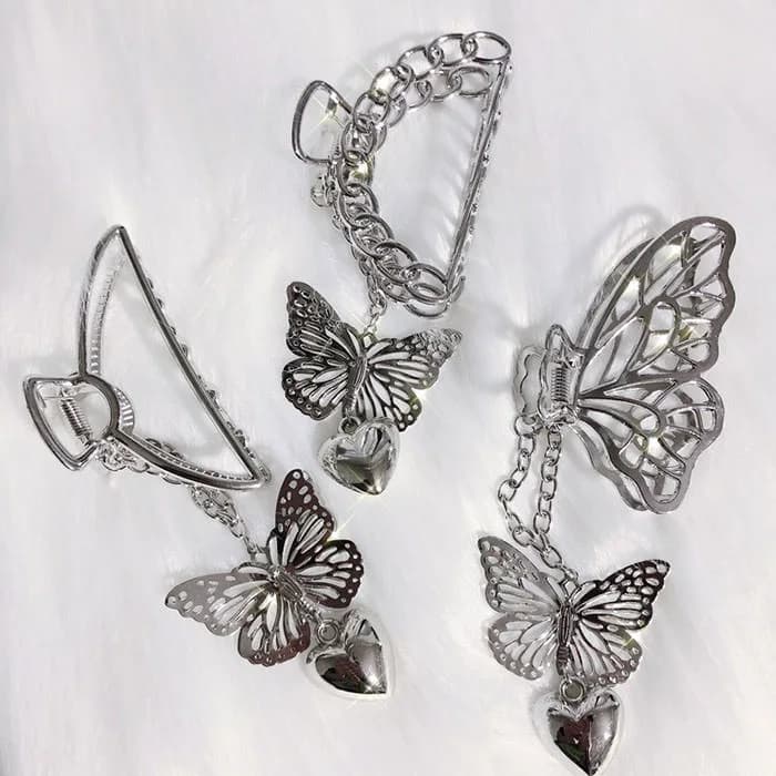Butterfly Grunge Hair Claw — view 2 Butterfly Grunge Hair Claw — view 2
