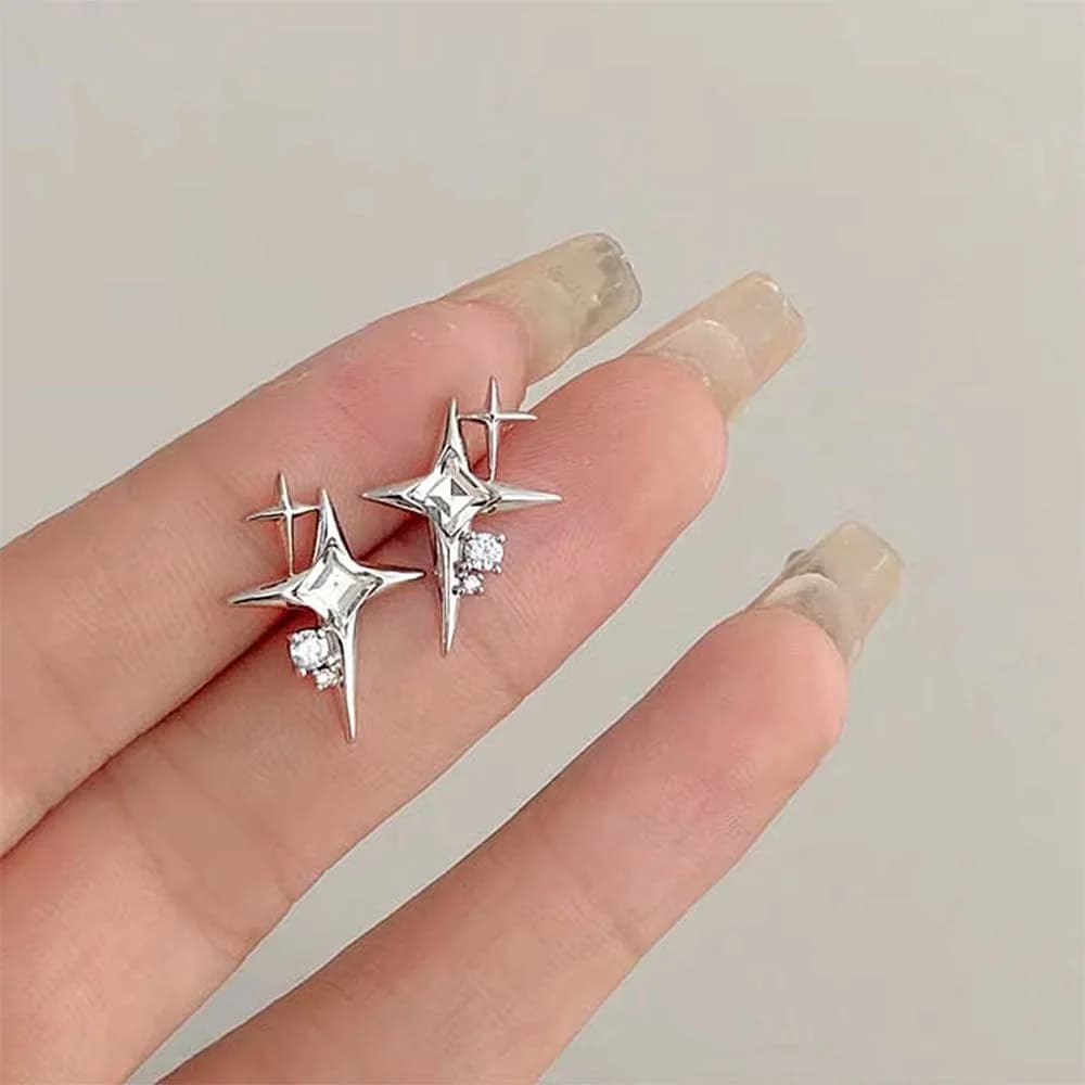 Star Child Aesthetic Stud Earrings — view 2 Star Child Aesthetic Stud Earrings — view 2