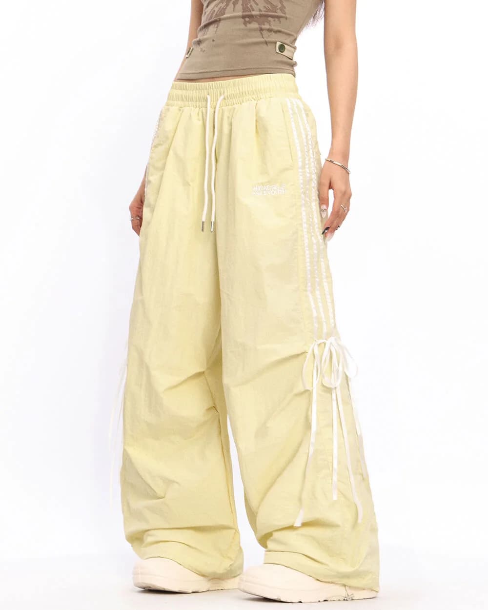 Blokette Side Stripe Wide-Leg Trousers — view 3 Blokette Side Stripe Wide-Leg Trousers — view 3