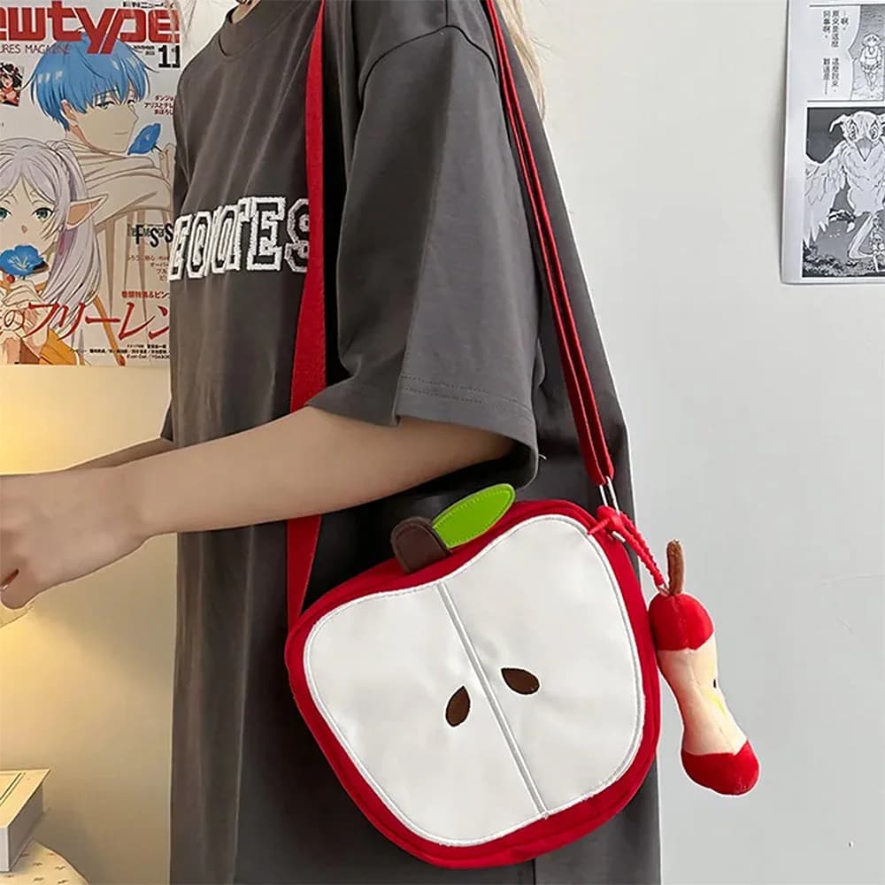 Red Apple Core Shoulder Bag — view 3 Red Apple Core Shoulder Bag — view 3