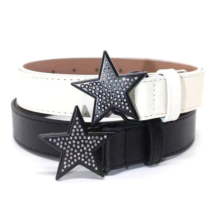 Superstar Behavior Y2K Rhinestone Belt — view 1 Superstar Behavior Y2K Rhinestone Belt — view 1