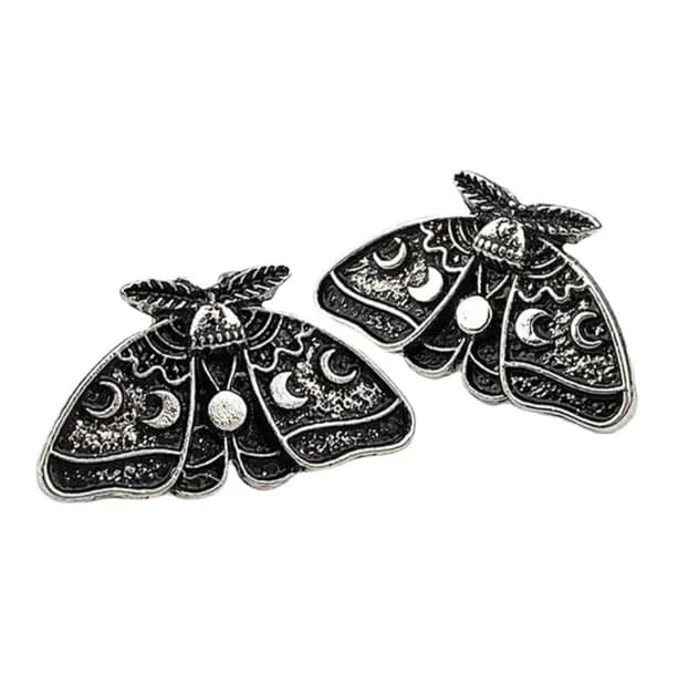Moth Stud Earrings — view 1 Moth Stud Earrings — view 1