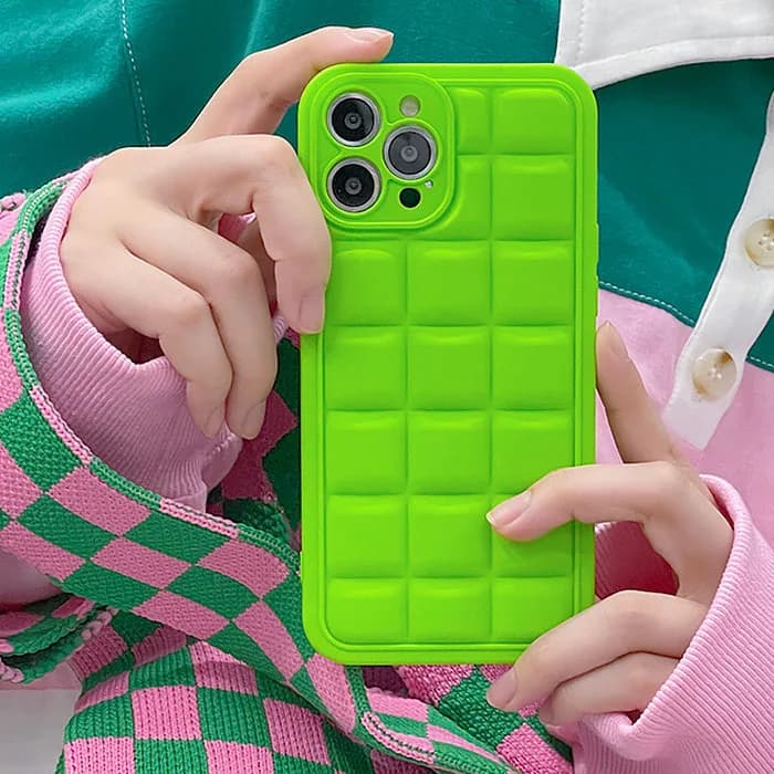 Neon Puffer iPhone Case — view 1 Neon Puffer iPhone Case — view 1