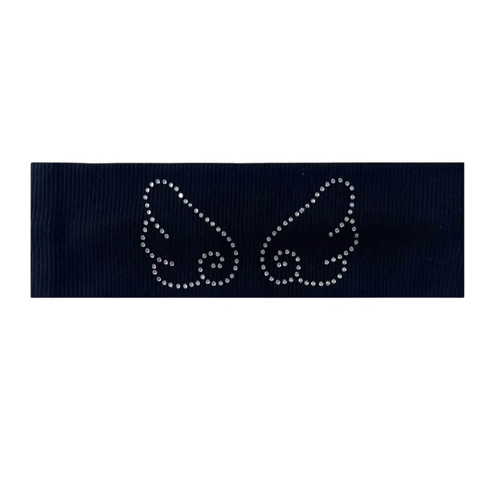 Y2K Rhinestone Angel Wings Headband — view 1 Y2K Rhinestone Angel Wings Headband — view 1
