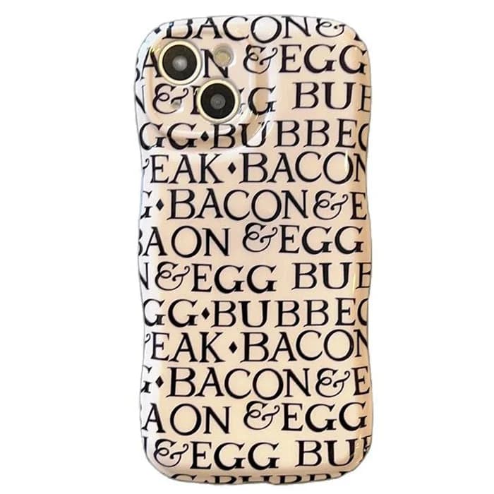 Bacon Egg iPhone Case — view 1 Bacon Egg iPhone Case — view 1