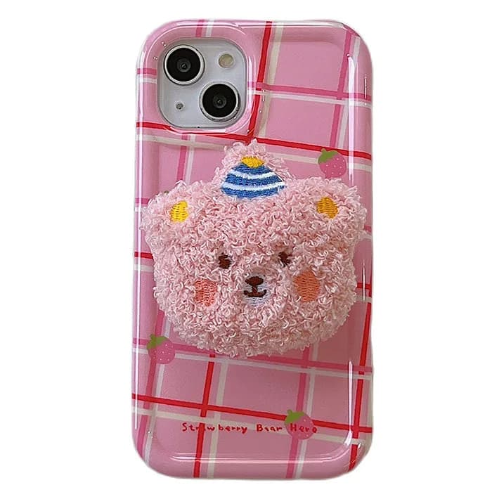 Fluffy Bear iPhone Case — view 2 Fluffy Bear iPhone Case — view 2