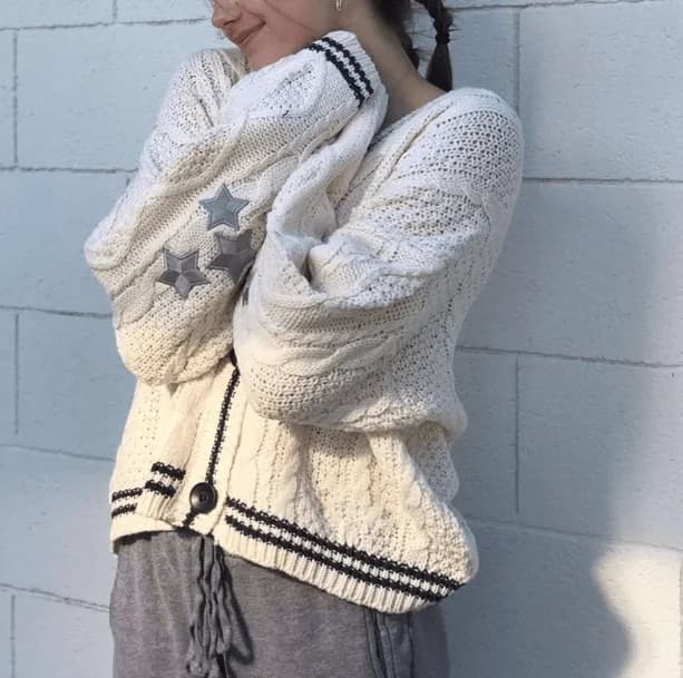 Y2K Star Sweater — view 2 Y2K Star Sweater — view 2