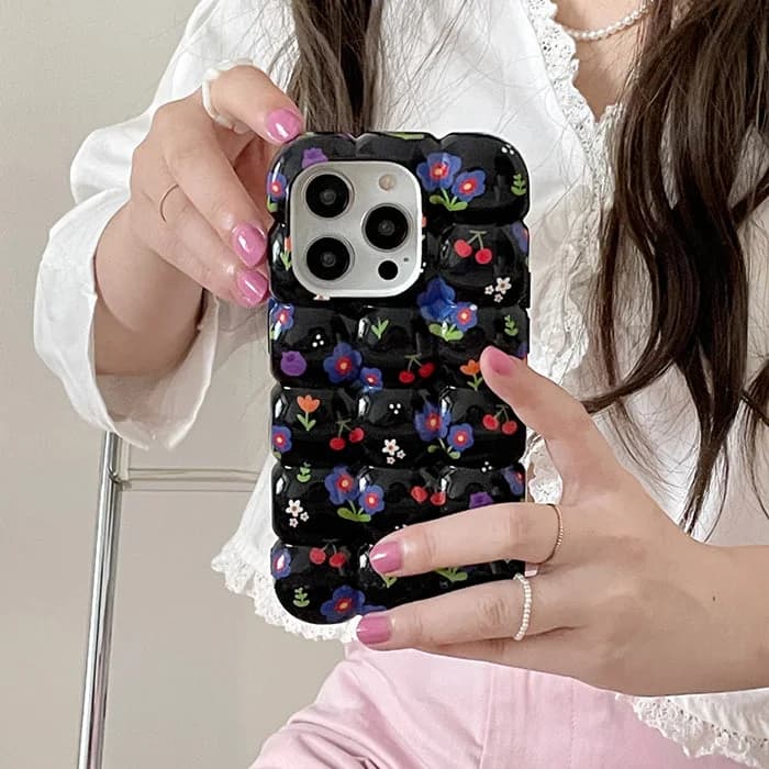 Floral Bubble iPhone Case — view 2 Floral Bubble iPhone Case — view 2