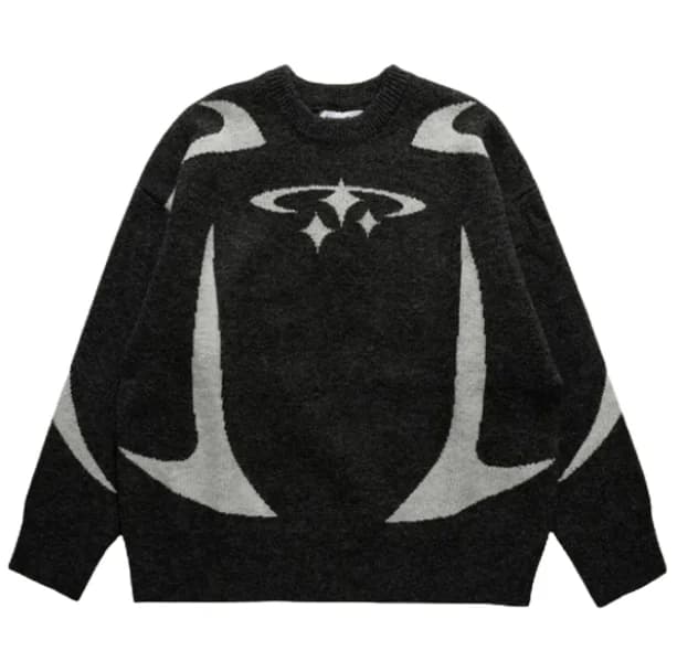 Retro Stars Sweater — view 2 Retro Stars Sweater — view 2