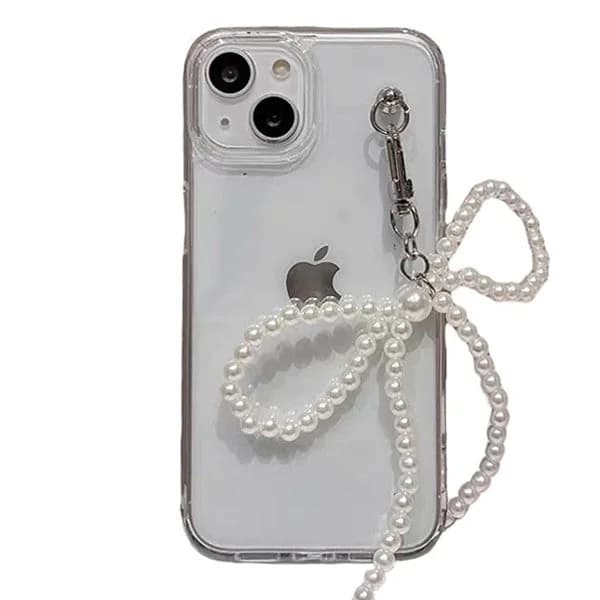 Bowknot Pearl iPhone Case — view 1 Bowknot Pearl iPhone Case — view 1