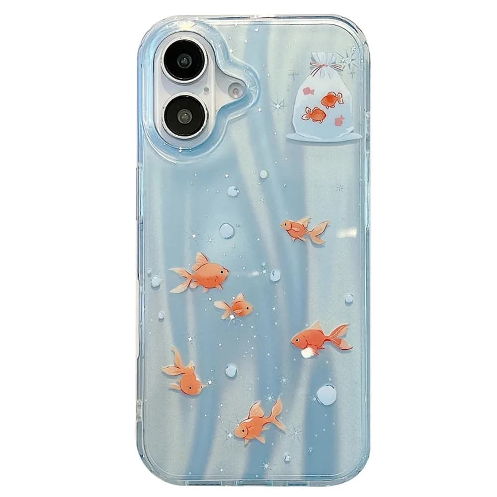 2.0 Goldfish Aesthetic iPhone Case — view 1 2.0 Goldfish Aesthetic iPhone Case — view 1