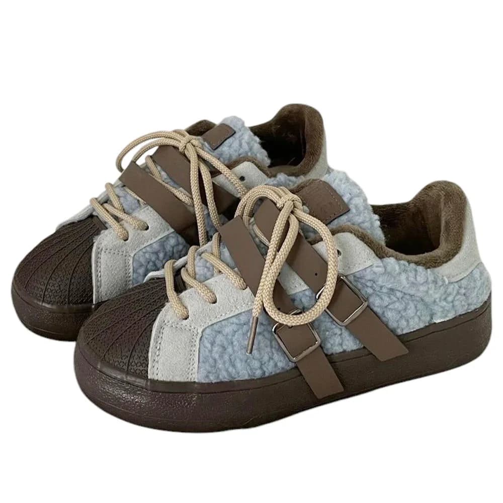 Sherpa Buckle Straps Sneakers — view 1 Sherpa Buckle Straps Sneakers — view 1