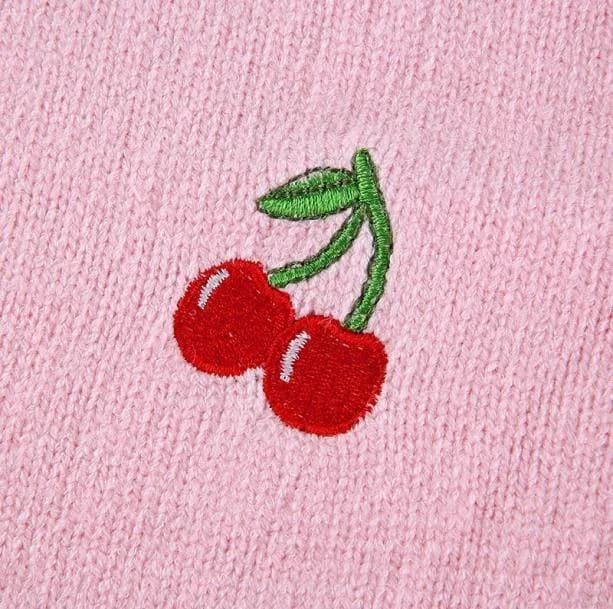 Sweet Cherry Cardigan — view 3 Sweet Cherry Cardigan — view 3