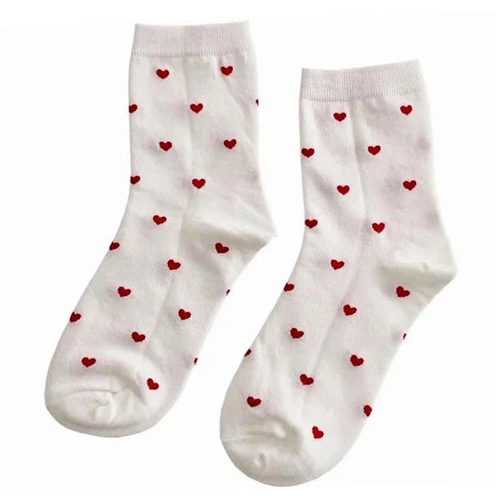 Softie Heart Socks — view 2 Softie Heart Socks — view 2