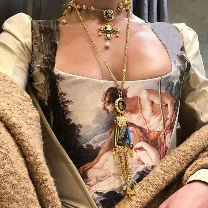 Vintage Girl Crop Top — view 2 Vintage Girl Crop Top — view 2