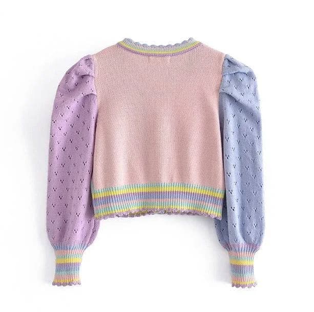 Soft Girl Cherry Cardigan — view 2 Soft Girl Cherry Cardigan — view 2