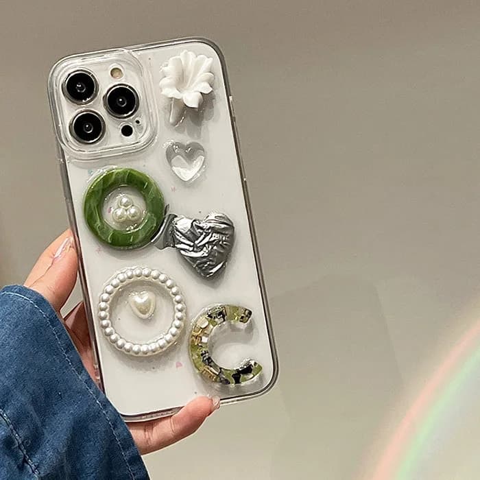 Aesthetic Gems iPhone Case — view 2 Aesthetic Gems iPhone Case — view 2