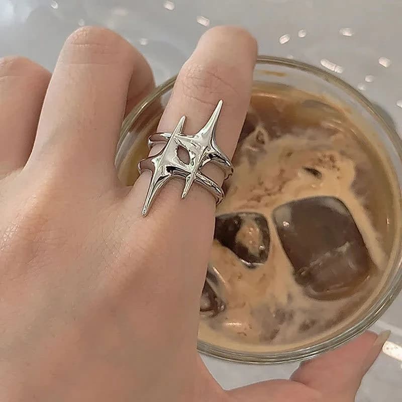 Double Star Aesthetic Ring — view 1 Double Star Aesthetic Ring — view 1
