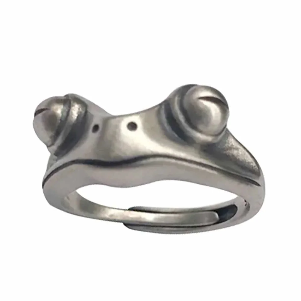 Goblincore Frog Ring — view 1 Goblincore Frog Ring — view 1